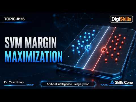 SVM Margin Maximization in Python | Artificial Intelligence using Python Topic #116 - Skills Cone