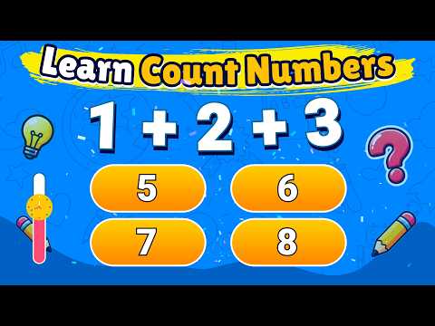10 Question Addition from easy to hard | Learn to Count Numbers | Adding Quiz for Kids @MensQuiz