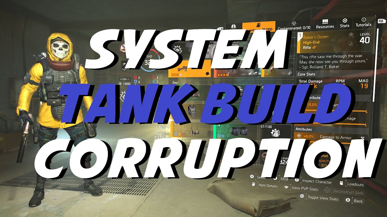 System Corruption Tank Build | 1.9M Armor & 500k Armor On Kill | The ...