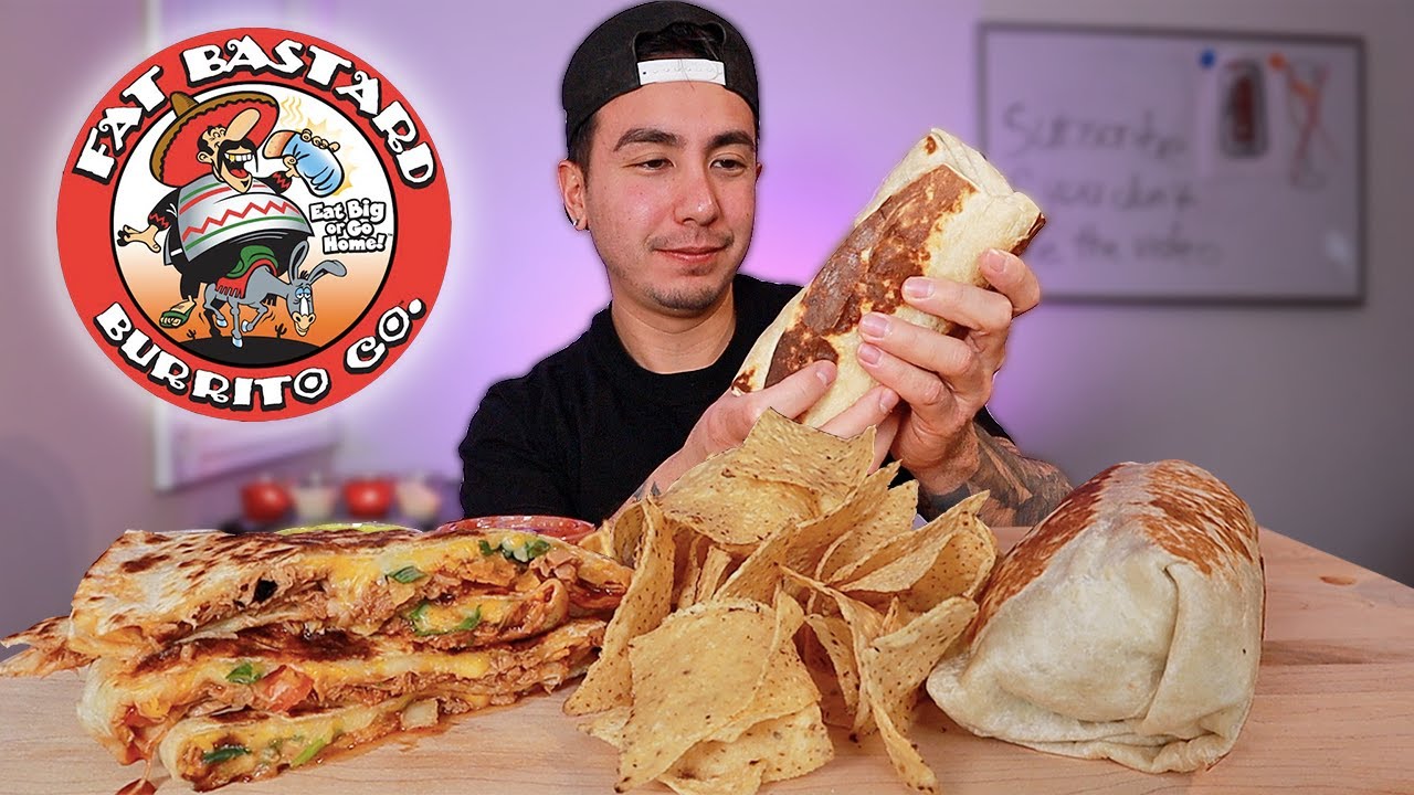 Real Mukbang Show | Chicken Burrito + BBQ Pulled Pork Quesadilla