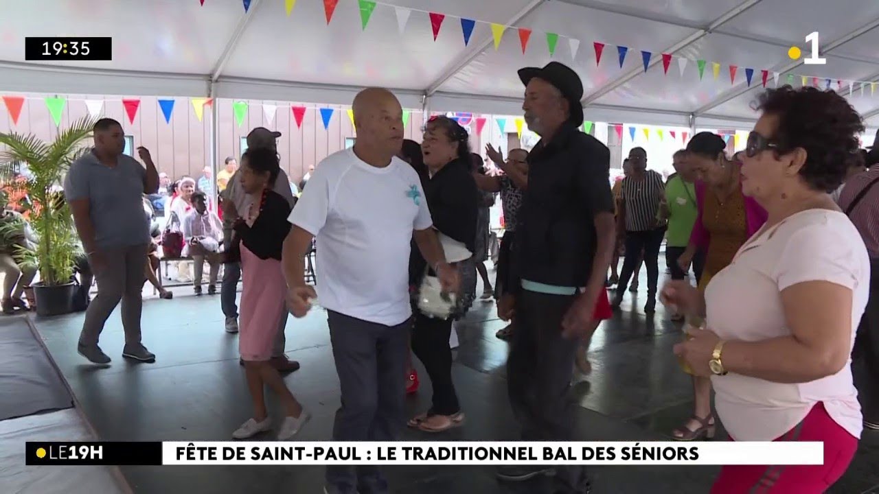Grande reprise pour le traditionnel bal de la 3ème jeunesse à Saint-Paul.