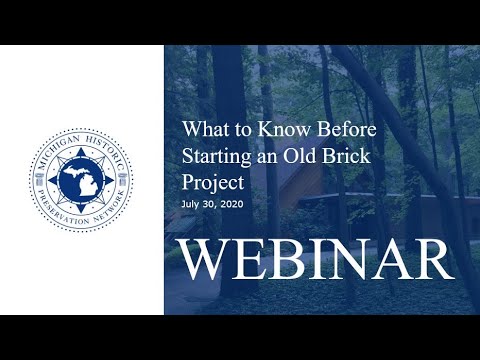 What to Know Before Starting an Old Brick Project