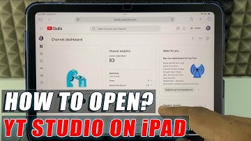 how to go to youtube studio on ipad?