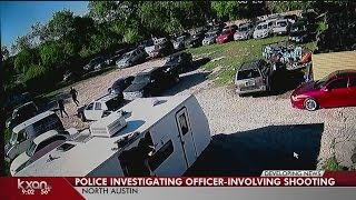 APD searching for suspect after officer involved shooting in North Austin