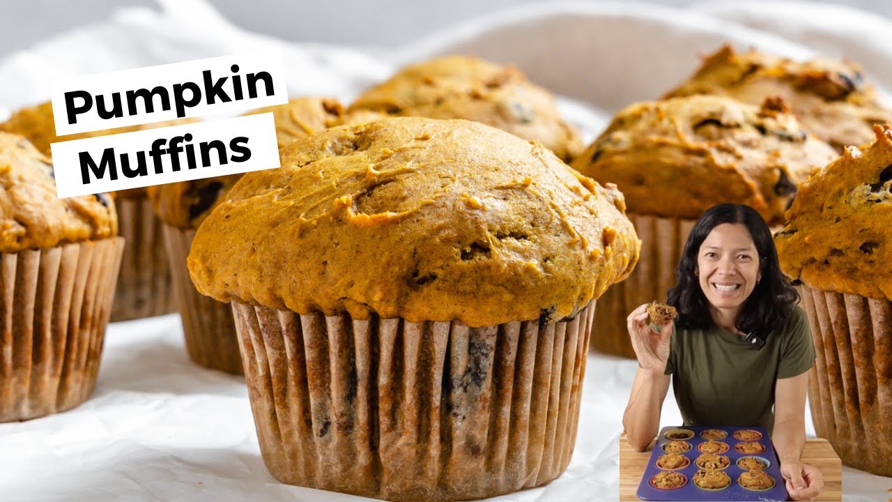Pumpkin Muffins | Easy, Moist, Chocolate Chip Fall Treat