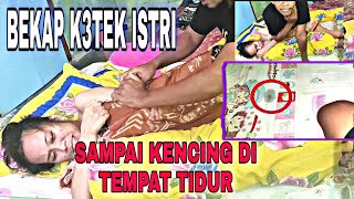 Prankk Gelitikin Ketek Istri Saat Tidur Gak Nyangka Kencing Di Tempat Tidur Ngakak Keras