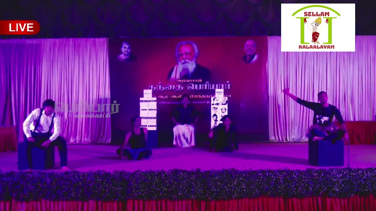 Saman Social Justice Stage Play On Periyar 145th Birthday in Periyar Thidal || Sellam Kalaalayam