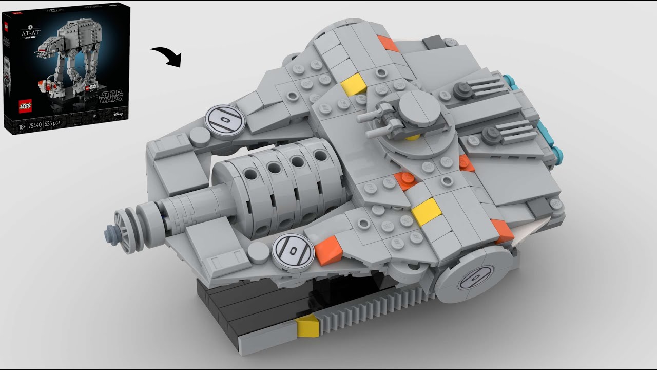 LEGO Star Wars YT-2000 Otana, масштаб Midi — альтернативная сборка модели AT-AT из набора 75440.