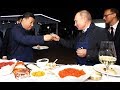 Владивосток. Путин и Си Цзиньпин испекли блины и отведали мёда