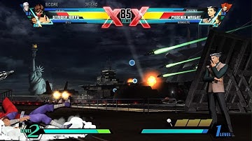 ULTIMATE MARVEL VS. CAPCOM 3 Arcade as Strider Hiryu Ryu and Vergil