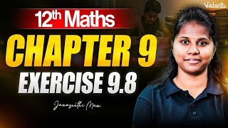12th Maths | Chapter 9 Exercise 9.8 | Step-by-Step Solutions | TN State Board | Janasruthi Ma'am
