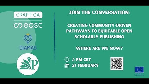 Creating Community-Driven Pathways to Equitable Open Scholarly Publishing – Where Are We Now