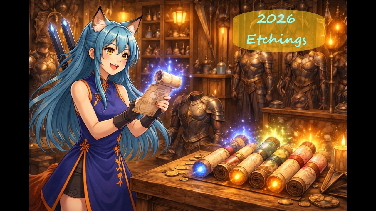 Tera Console 2026 Etching Guide | Face, Gear & Jewelry Etchings
