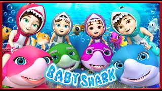 Little Shark Dance Submarine + More | Banana Cartoon 3D Nursery Rhymes Baby &amp; Kids Songs