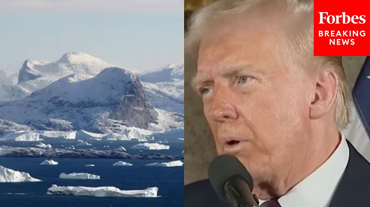 Trump: 'We Need Greenland For National Security Purposes'
