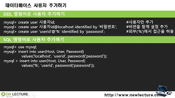 MySQL 8.x Quick Start 02 - 데이터베이스와 사용자 계정 추가하기