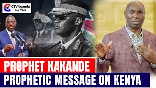 Shocking Prophetic Message of Prophet Kakande About Kenya Comes to Pass, KDF CDF Ogolla Francis Dies