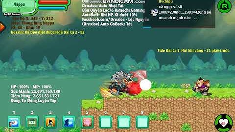 Bản MOD NRO trên PC chuyên săn boss tích hợp up đệ,sư phụ,tốc độ x2,8 ô skill(có link)