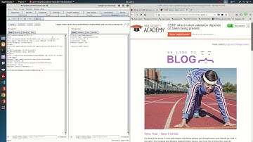 CSRF where token validation depends on token being present (Video solution)
