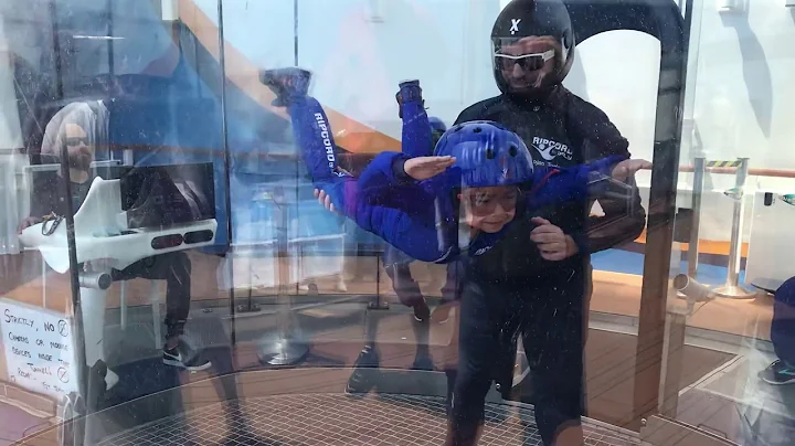 Our 6-year Old Doing i-Fly on Anthem of the Seas