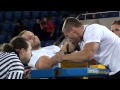 World Armwrestling Championship 2011 - Delidzhakov vs Vojencak2 (Right Hand)