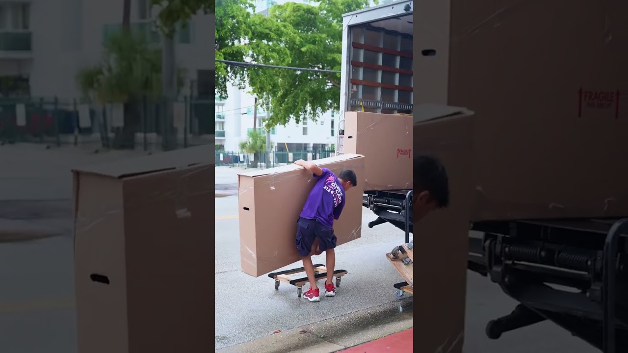 Miami Moving Vlog with Piece of Cake Moving and Jordan Braun