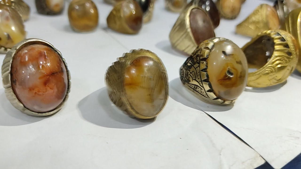 خواتم قديمة  وفصوص نادرة ومميزة  ( الجزء الأول )