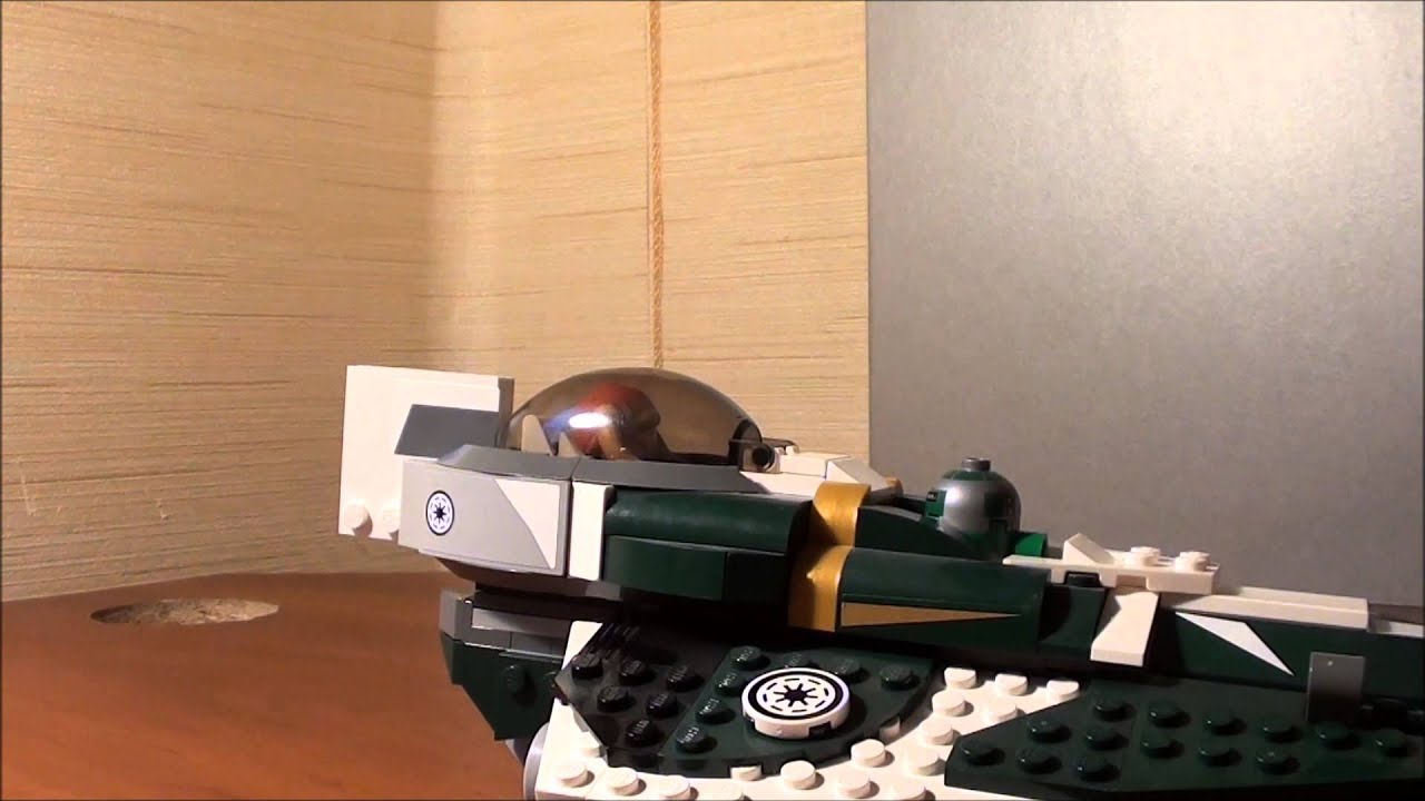 Обзор на лего звёздные войны Saesee Tiin's Jedi Starfighter 9498