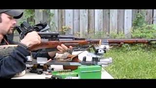 Mosin Nagant M1891/30 recoil in slow motion (caliber 7.62x54R)