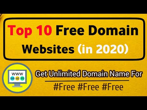 TOP 10 Free Domain Name Website 2020 | Get Free Domain Registration