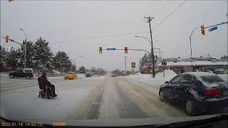 Close Call for Man on Scooter || ViralHog