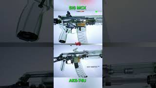 SIG MCX vs AKS-74U (GUNS ANIMATION) #cardboard #airsoft #guns #military #papergun