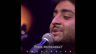 Video thumbnail of "Phir Mohabbat - Arijit Singh || MTV Unplugged || Murder 2 || Like, Share & Subscribe The Channel ||"