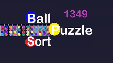 Ball Sort Puzzle Level 1349 🎯 All level without extra tube 😂Game Walkthrough😘