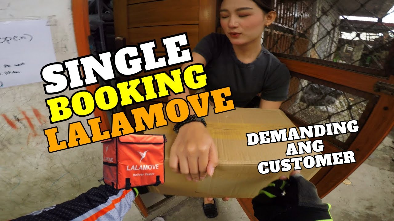 LALAMOVE- Single Booking Lang Simpleng Diskarte Para Kumita Buhay Lalamove Rider - V-OneMoto