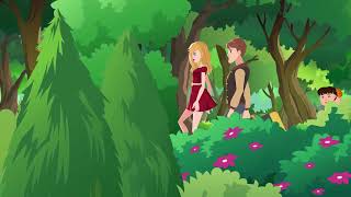 Cartoon Animator 5 Forest Side 01 Sample | Animated Forest Background for CA5