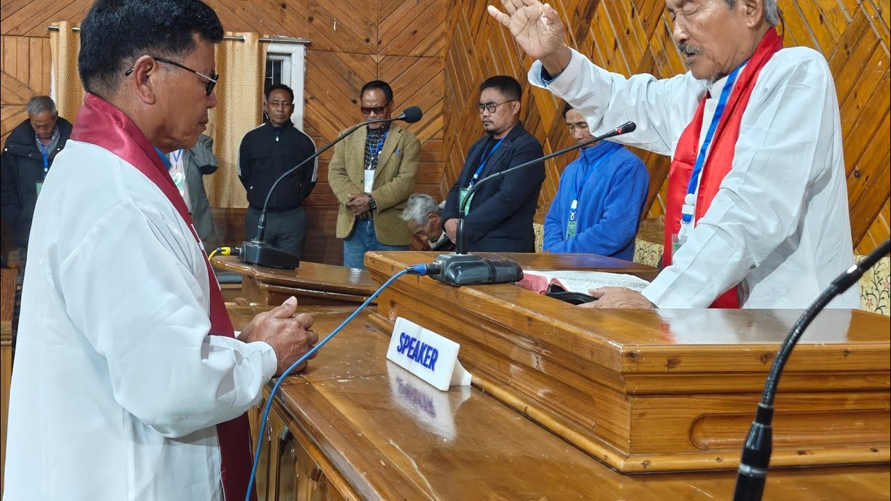 Pension Ceremony of Rev. Holkholet Area superintendent ECI Manipur        photos