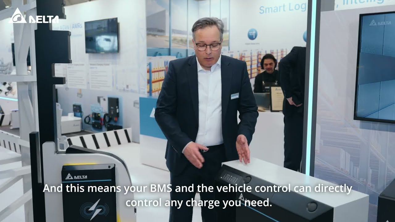 Wireless Charging for Heavy-Duty Industrial Vehicles - Delta MOOVair 10