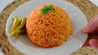 Tane Tane Salçalı Bulgur Pilavı Nasıl Yapılır Pilav Tarifleri /Hilalin Mutfagi