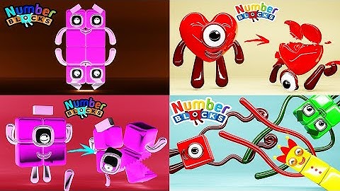 NUMBERBLOCKS Quadparison Part 68 | 3D Blender Lab
