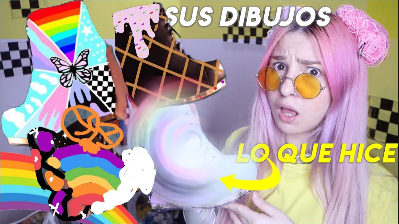 Mis seguidores dibujan el diseño de mis zapatos E INTENTO IMITARLOS | ¿Se parecen? ¿Falle? Ann Look