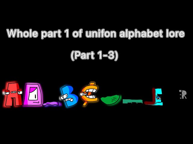 Unifon Alphabet Lore #Road To 100000 Views 