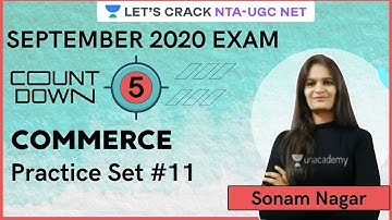 Practice Set #11 | Commerce | NTA UGC NET Paper-2 | Sonam Nagar