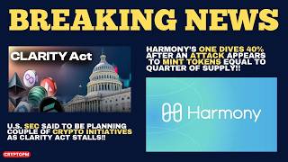 BREAKING NEWS US SEC SAID TO BE PLANNING COUPLE OF CRYPTO INITIATIVES AS CLARITY ACT STALLS