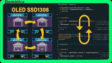 OLED SSD1306.Crea imágenes en movimiento SIN INTERRUMPIR el código!!