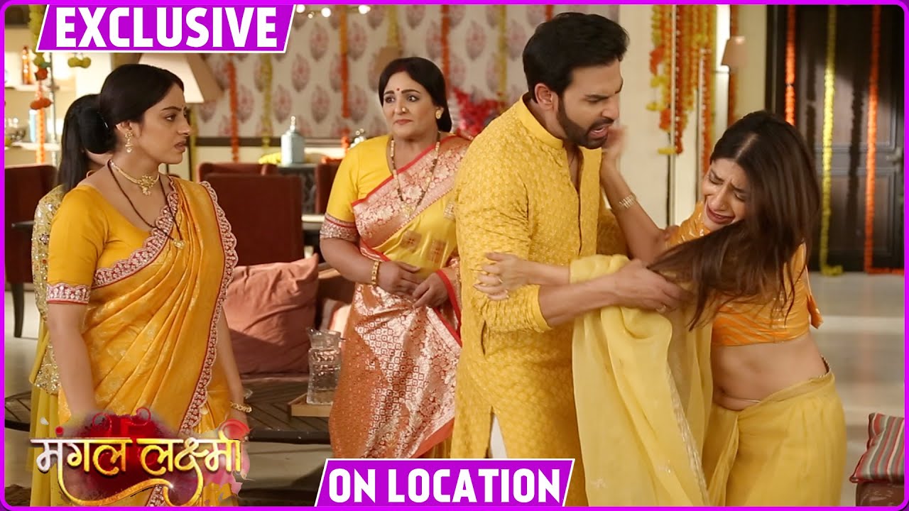 Мангал Лакшми на съемочной площадке | Мангал разоблачает Саумью, Саумья пьяна, Адит в ярости