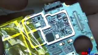картинка: Samsung Galaxy S4 I9500 оригинал попытка реанимировать. Реболл процессора