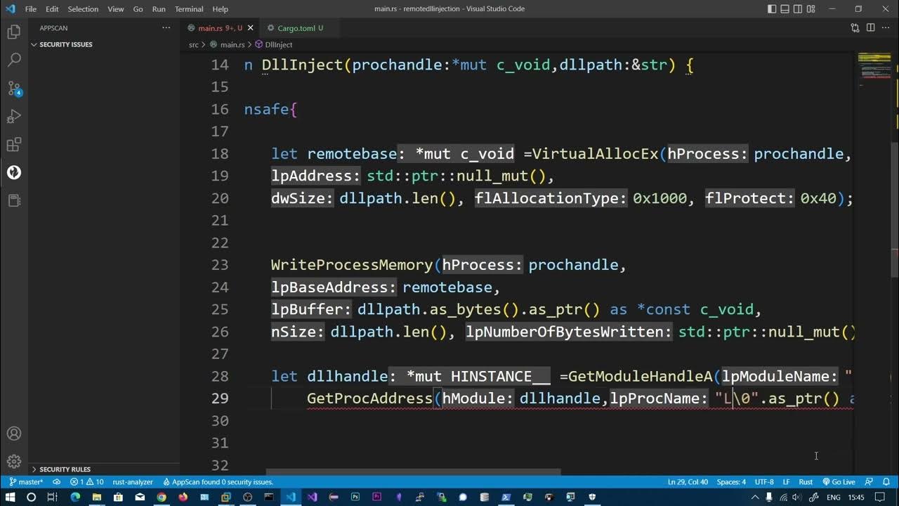 Rust Remote DLL Injection YouTube