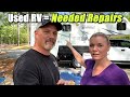 Used older rvs always need repairs  2015 lance 1172 truck camper repairs