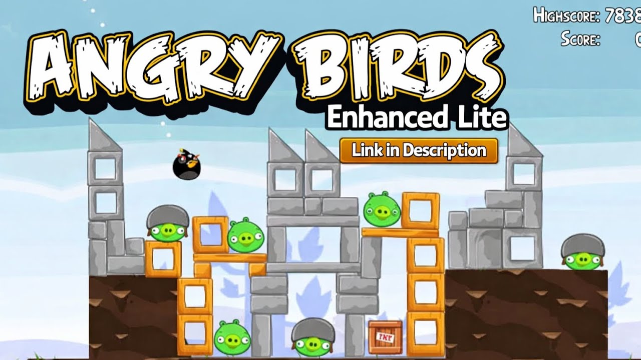 Angry Birds Enhanced Lite Gameplay ( Link in Description )